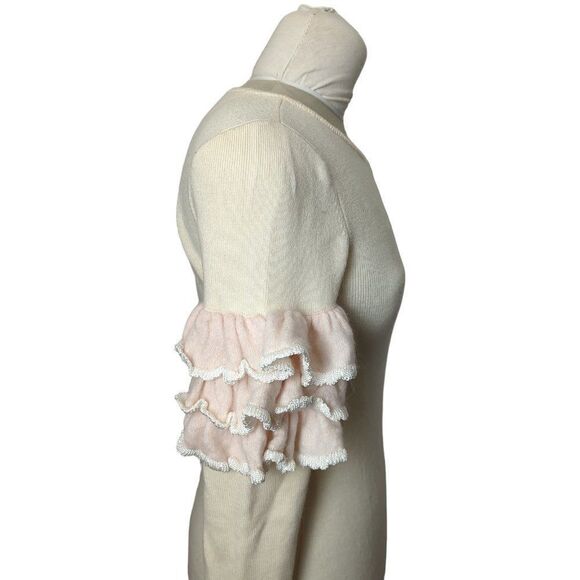 Club Monaco Ruffle Sleeve Sweater - Picture 4 of 4